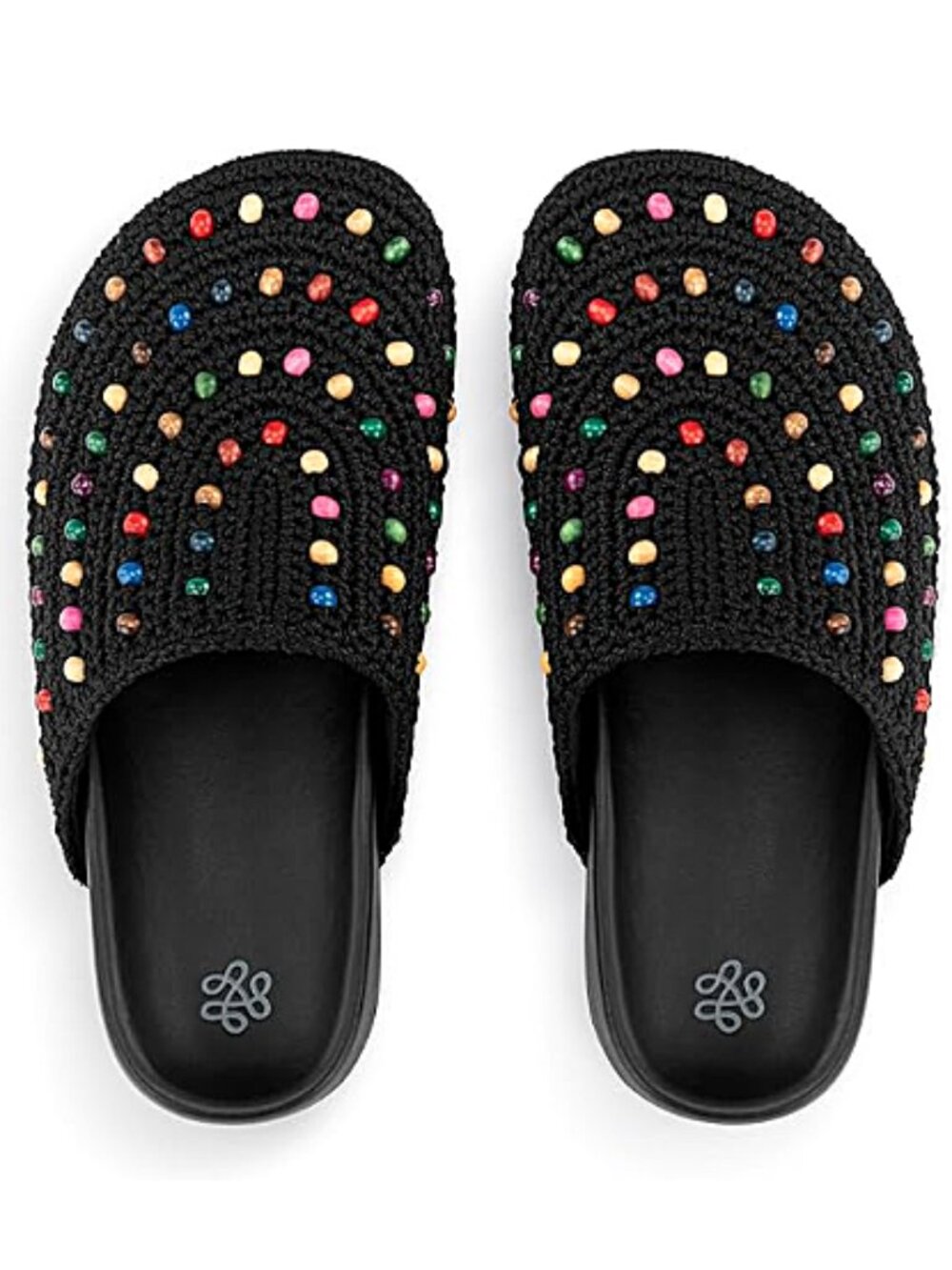 THE SAK Bolinas Clogs With Leather Footbed Dove Sparkle(Metallic Thread)